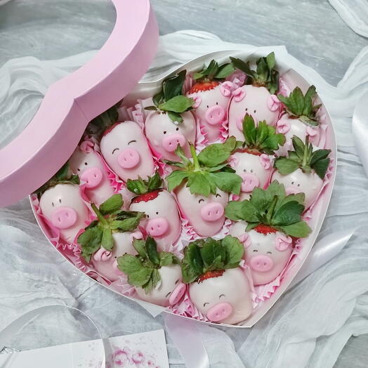 Клубника в шоколаде Хрюшки