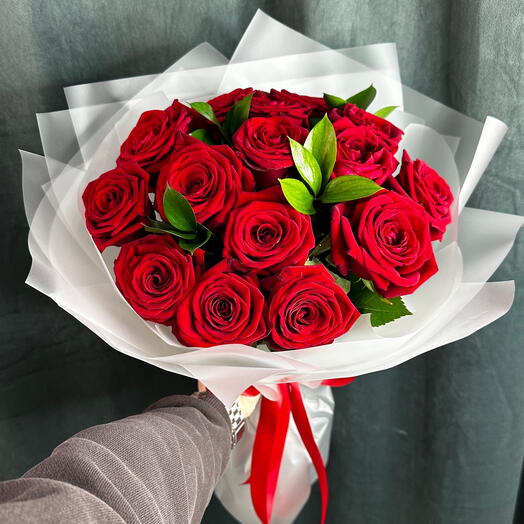 Букет «Ноктюрн» из роз🌹