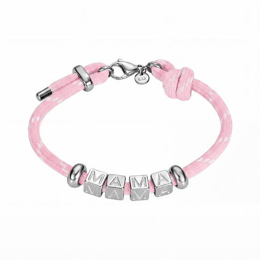 Браслет LU CORD PINK [МАМА]