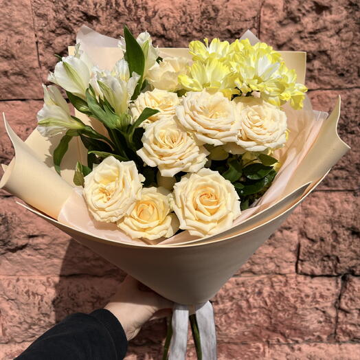 Букет 💐 «Нежность на кончиках пальцев»