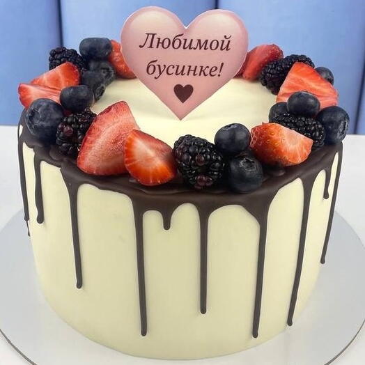 Торт девушке на день рождения, «Шоколад ягод»