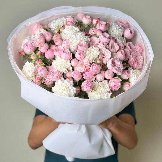 Бело-розовый 🎀