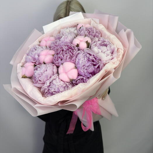 Пионы с хлопком 🌸