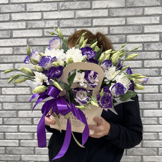 Сумочка эустом 💜