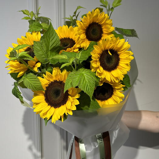 Солнечный букет подсолнухов 🌻