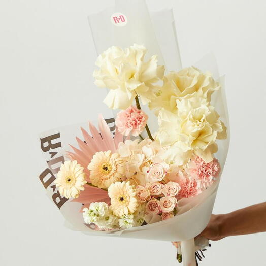 Букет с французской розой Дозен беби 14