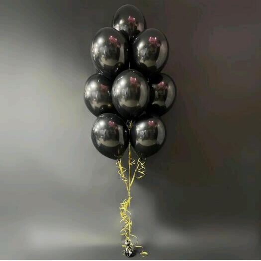 Фонтан из шаров Чёрный взор