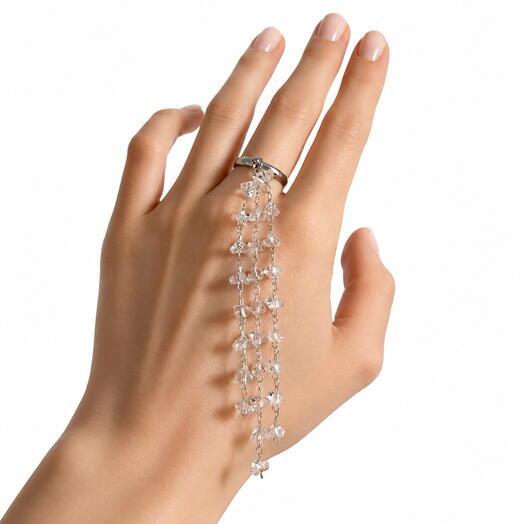 Кольцо Crystal Chains