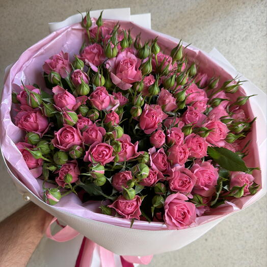 Кустовые пион розы малиновые ♥️♥️♥️