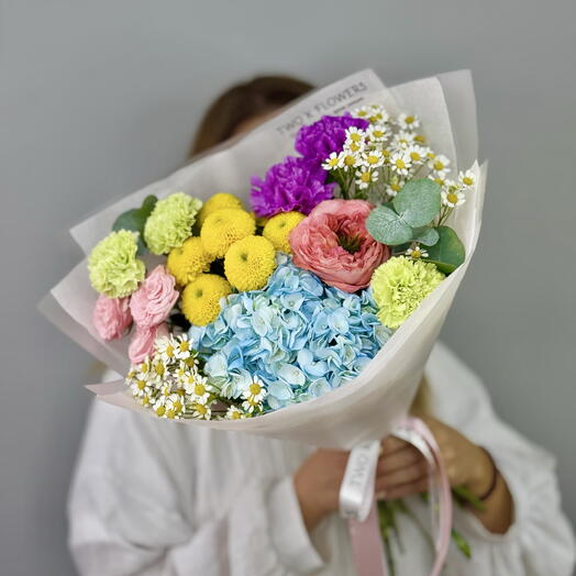 💚💛🩷Дофаминовый букет🩷💛💚