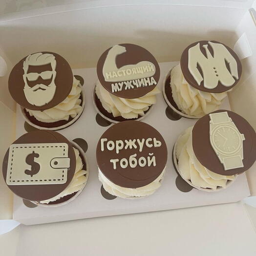 Cupcakes hombre