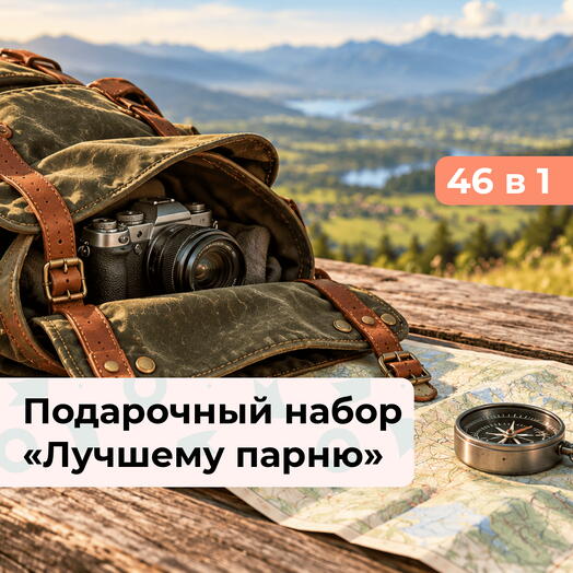 46 в 1 Открывая новое. Подарочный набор для мужчины
