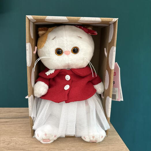 Игрушка Кошечка Ли-Ли baby в красном пиджаке