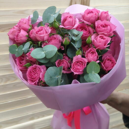 Букет «Розовый магнетизм» 🌹