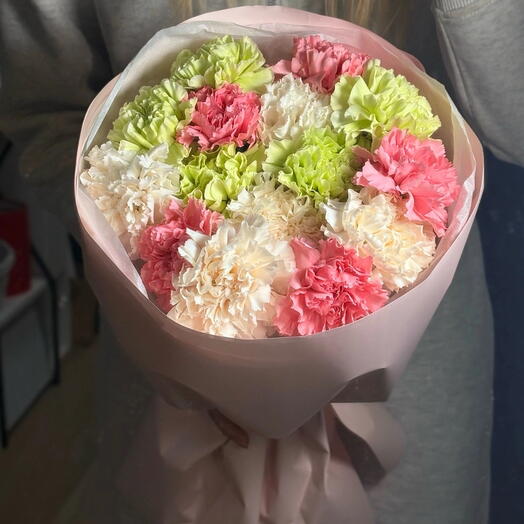 Нежный микс из гвоздик💞