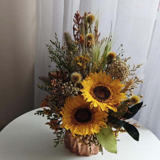 🌻Композиция с подсолнухами🌻