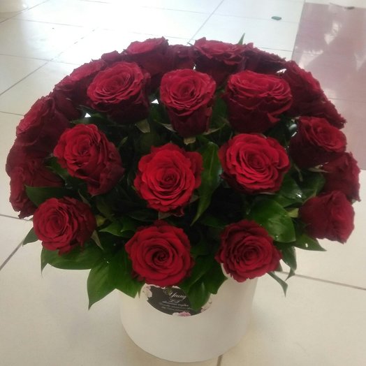 Коробка из 25 роз