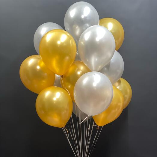 Шары с гелием 15 шт