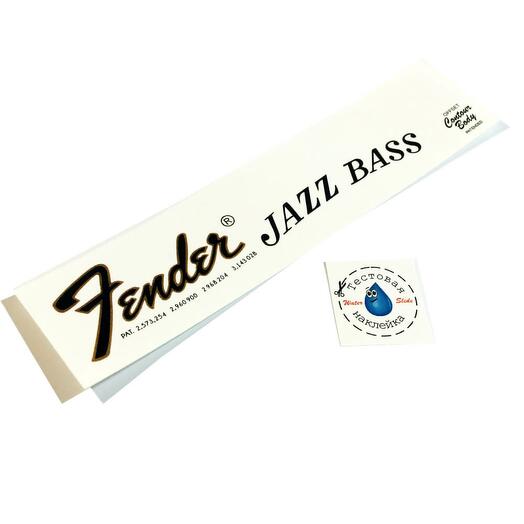 fender jazz bass decal for headstock