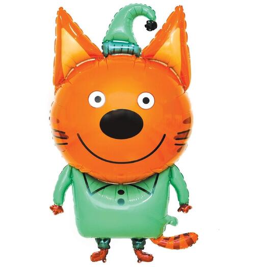 Фольгированный шар - Три кота (1) - 1 метр