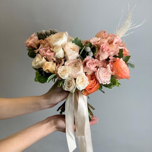 Heart bouquet of the Bride