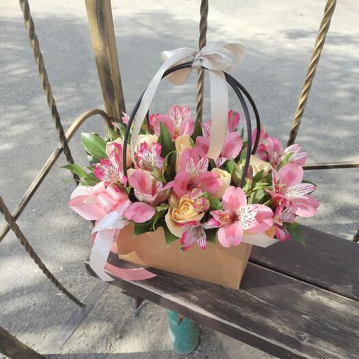 Cesta de flores