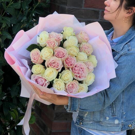 Ramo de 25 rosas Holandesas "Ternura"