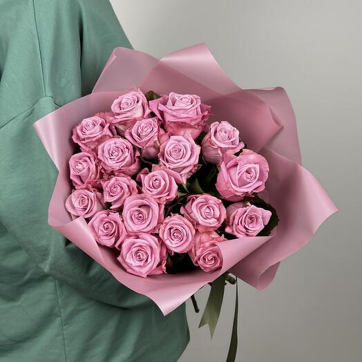 Букет из 19 роз Маритим. Букет 353 ALMOND ROSES