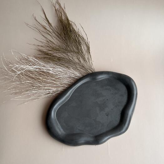 Подставка для свечи, украшений, диффузора, в цвете Grey stone