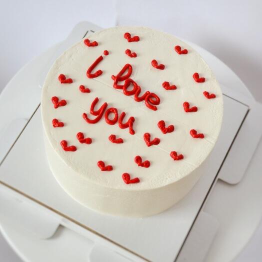 Бенто торт i love you
