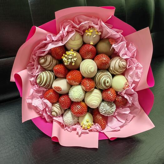 Fresas cubiertas de chocolate M