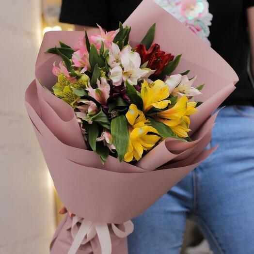 Bouquet of alstroemeria