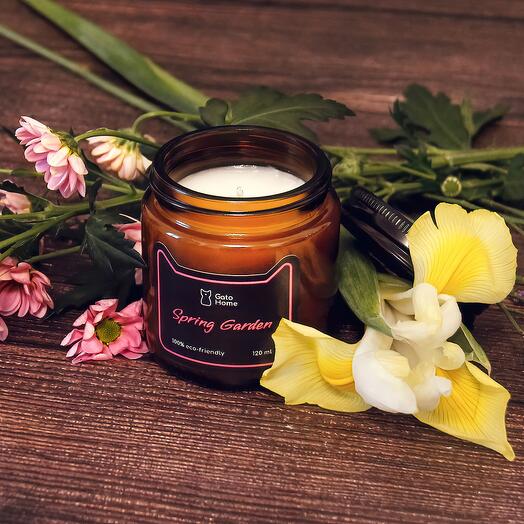 Aromatic candle "Flower shop", 120 ml