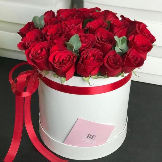 Розы в коробке