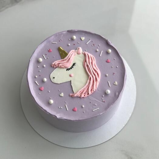 1kg bento cake with unicorn