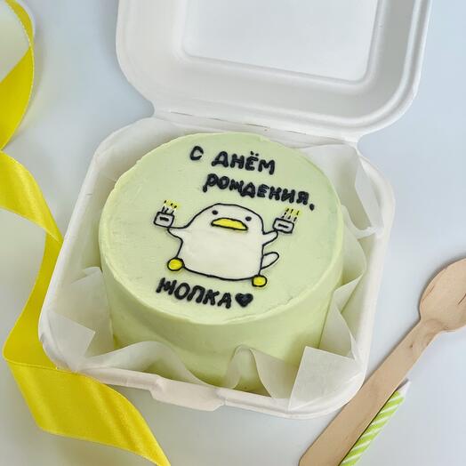 Бенто торт с гусем