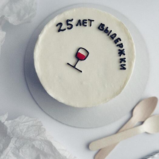 Бенто торт 🍷 25 лет