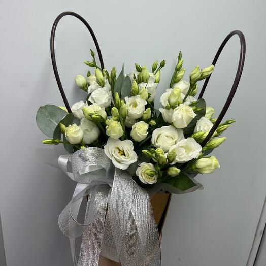 Eustoma in the handbag