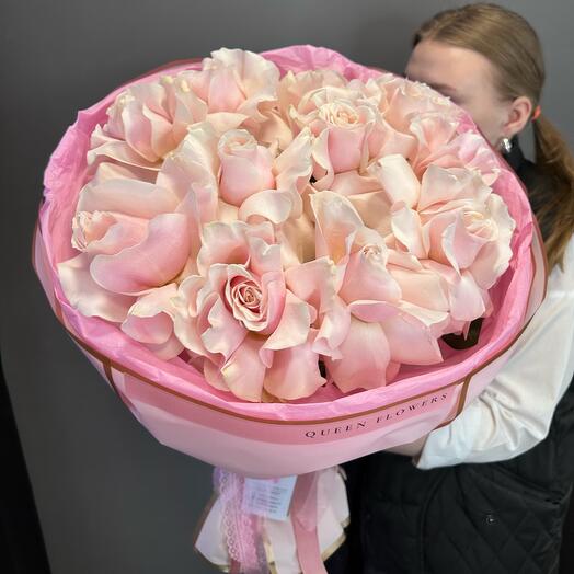 Моно из розовых французских роз