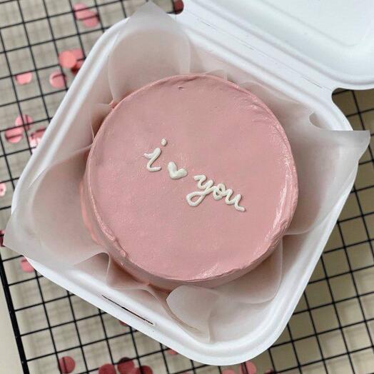 Бенто торт I love you 14 февраля