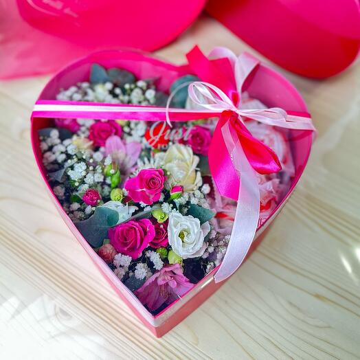 Композиций цветочная в 💖 с Raffaello