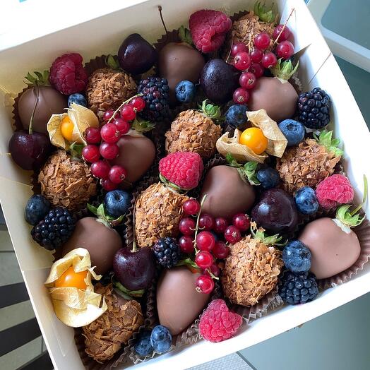 Fresa en chocolate "baya boom"