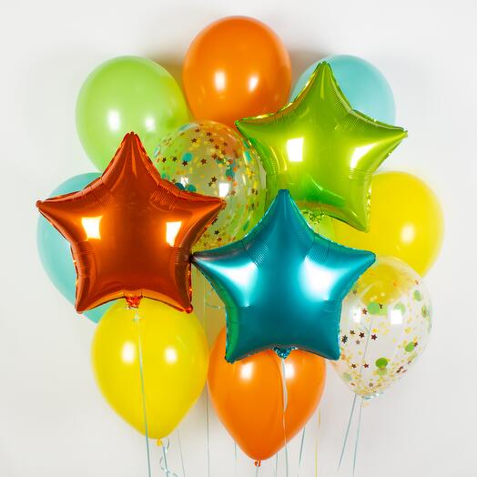 Набор из 13 воздушных шаров «Juicy Fruit»