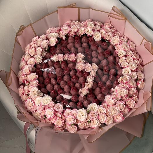 Bouquet (size XL, pink)