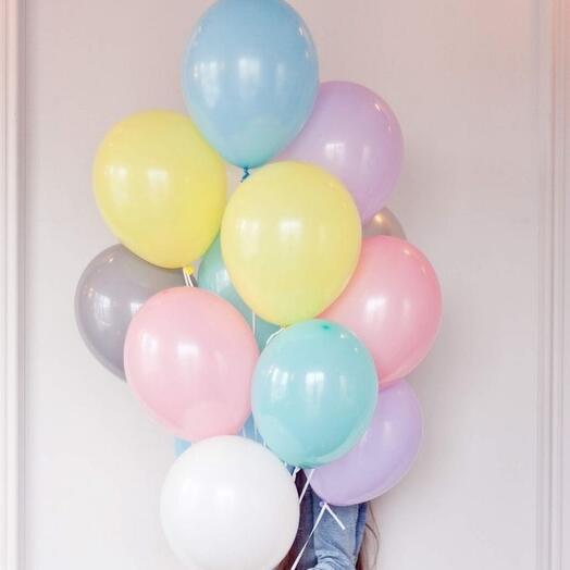 15 нежных шаров