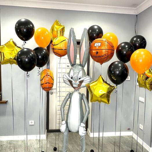 Шарики в тематике баскетбол