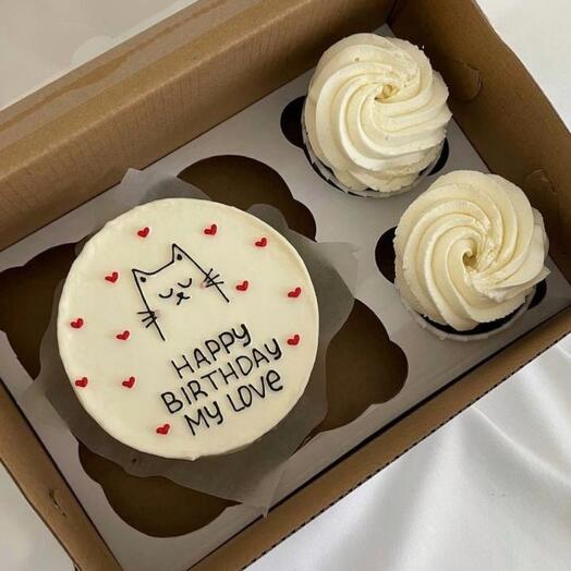 Сладкий  набор  бенто + капкейки