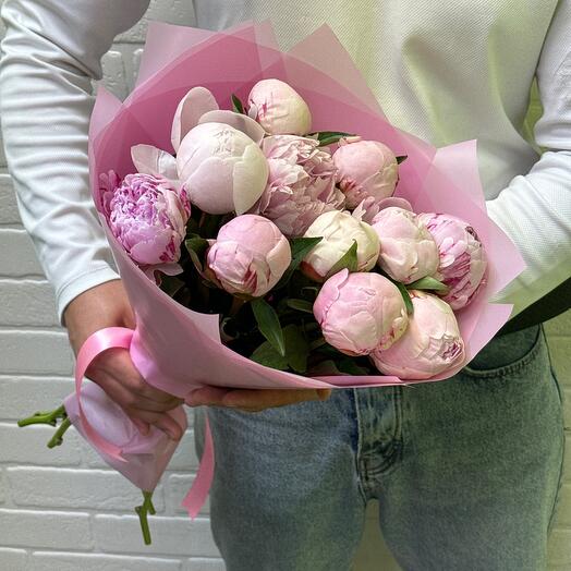 Букет из 11 пионов🥰♥️