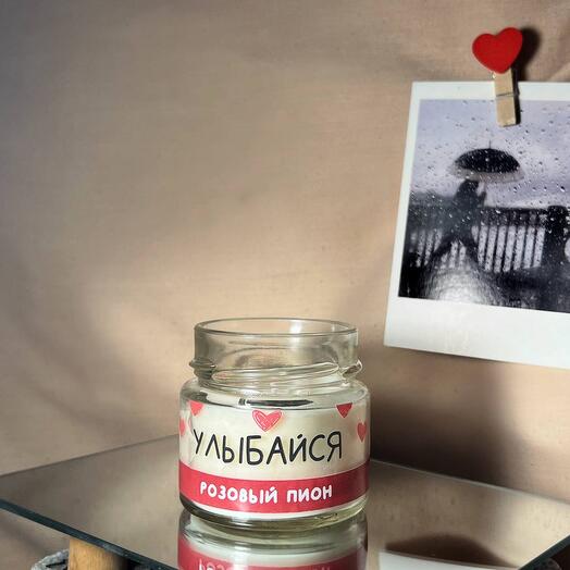 🌸 Свеча ароматическая соевая