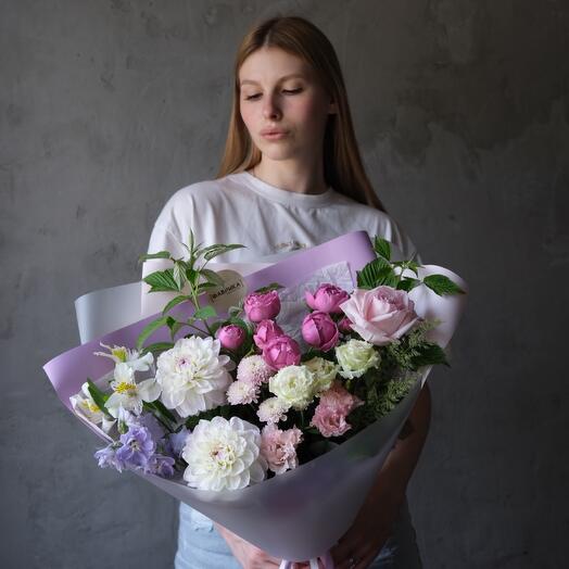 Букет «Лавандовый раф»